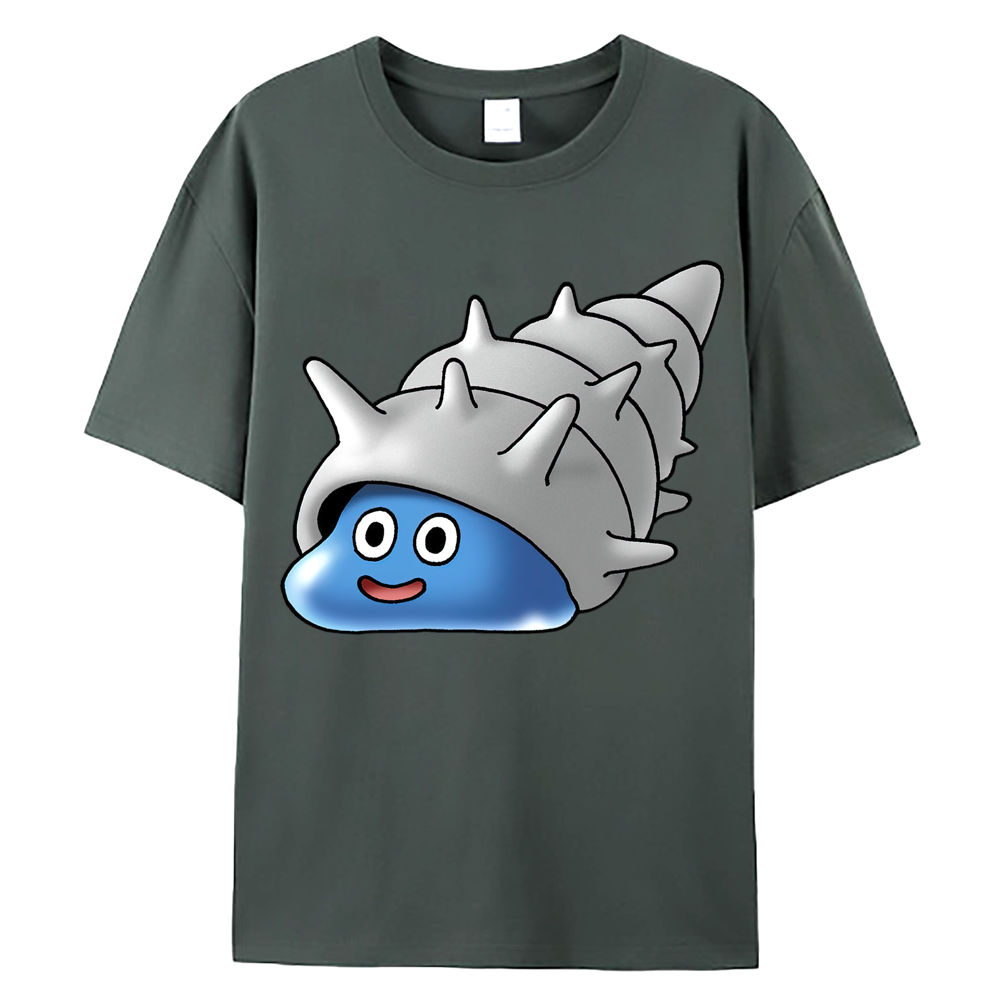 （画像用） ドラゴンクエスト Doragon Kuesuto Dragon Quest 綿100％ メンズ半袖Tシャツ｜肌触りやわらか＆通気性